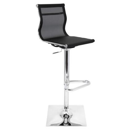 Lumisource Mirage Bar Stool In Black 