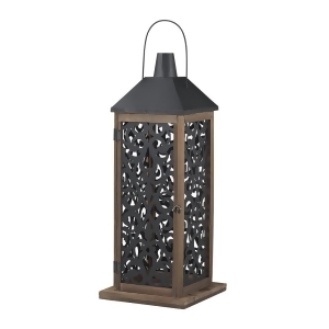 Sterling Industries 137-004 Darfield-Large Lantern w/ Filigree Paneling - All