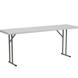 Flash Furniture 72 Inch Granite White Plastic Folding Training Table Dad-ycz-1 - All
