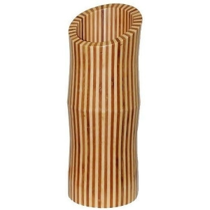 Bamboo Carbonized and Natural Vase - All