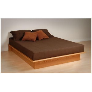 Prepac Oak Platform Bed - All