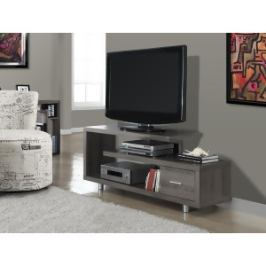 Monarch Specialties Dark Taupe Reclaimed-Look Tv Console I 2574 - All