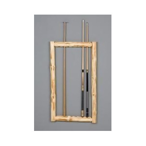 Viking Klondike Wall Framed Cue Rack in Clear Finish - All