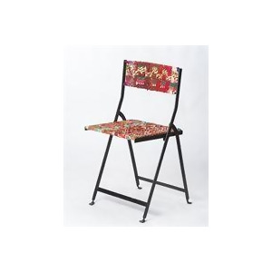 Abigails Folding Chair In Multi Color Fabric - All