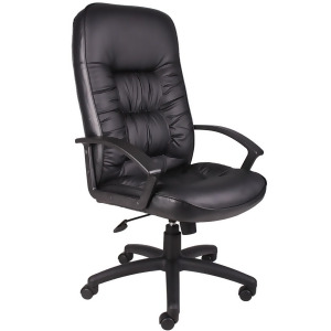 Boss Chairs Boss High Back Leatherplus Chair w/ Knee Tilt - All