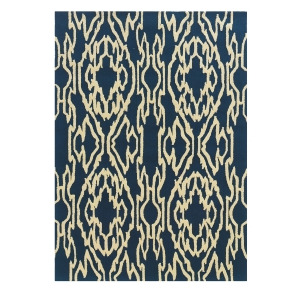 Linon LeSoleil Rug In Navy And Ivory 1.10 x 2.10 - All