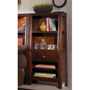 American Drew Tribecca Bookcase Nightstand in Root Beer Color - All