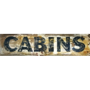 Red Horse Cabins Sign - All