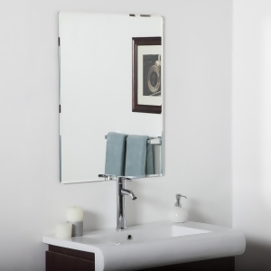 Decor Wonderland Vera Frameless Bathroom Mirror - All