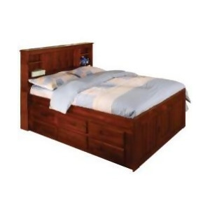 American Furniture Classics Bookcase Full Bed In Merlot - All