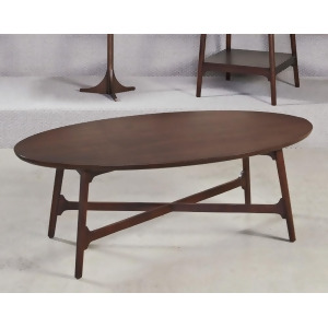 Hammary Mila Oval Cocktail Table in Burnished Copper - All