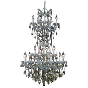Lighting By Pecaso Karla Collection Large Hanging Fixture D30in H50in Lt 23 2 Ch - All