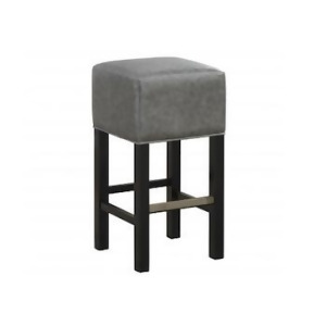 American Heritage Delmar Collection Counter Height Barstool in Black and Charcoa - All