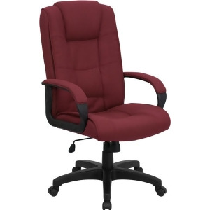 Flash Furniture High Back Burgundy Fabric Executive Office Chair Go-5301b-by-g - All