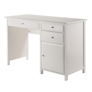 Winsome Wood Delta Office Writing Desk In White - All