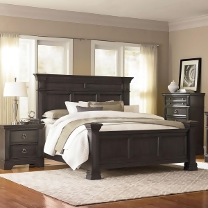 Standard Furniture Garrison 3 Piece Panel Bedroom Set in Grey - All