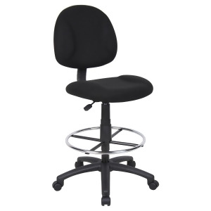 Boss Chairs Boss Drafting Stool B315-Bk w/ Footring - All