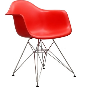 Modway Paris Dining Armchair in Red - All