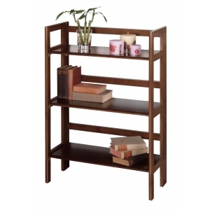 Winsome Wood 3-Tier Folding Stackable Shelf Wide - All