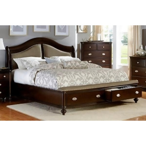Homelegance Marston Bed In Polyester Headboard Footboard Bench Seating - All