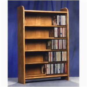 Wood Shed Solid Oak 5 Shelf Cd Cabinet - All