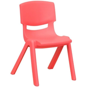Flash Furniture Red Plastic Stackable School Chair w/ 12 Inch Seat Height Yu-y - All