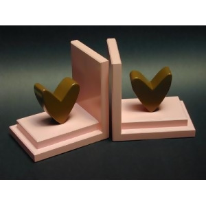 One World Chocolate Heart Bookends - All