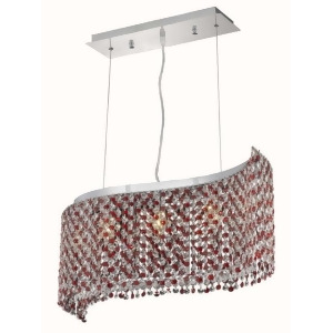Lighting By Pecaso Warrane Collection Hanging Fixture L32in W9in H11in Lt 5 Chro - All