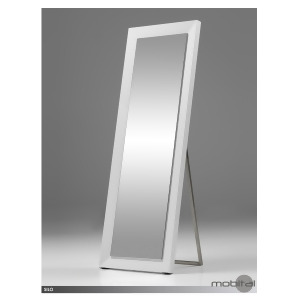 Mobital Silo Floor Mirror In High Gloss White - All