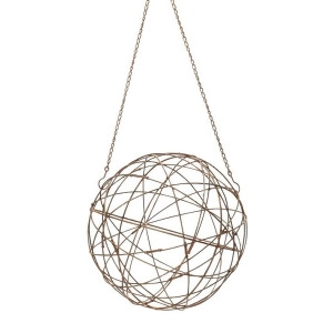 Lazy Susan Aged Iron Wire Sphere - All