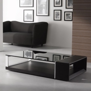 J M Furniture Modern Coffee Table 883 in Dark Oak - All
