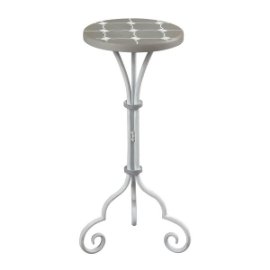 Sterling Industries 51-10135 Ayer-Small Plant Stand In Grey White Painted Fini - All