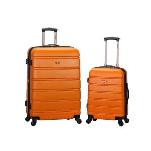 Rockland Orange 20 28 2 Piece Expandable Abs Spinner Set - All