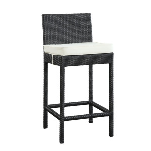 Modway Lift Bar Stool in Espresso White - All