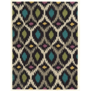 Linon Trio Rug In Grey And Ivory 1.10 x 2.10 - All