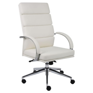 Boss Chairs Boss B9401-wt Caressoftplus Executive Chair - All