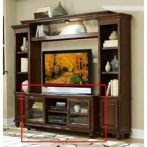 Homelegance Lenore Tv Stand 58 W Set-Up In Rich Cherry - All