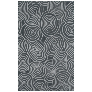 Noble House Beverly Collection Rug in Dark Grey / Grey - All