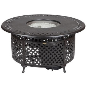Well Traveled Living Venza Cast Aluminum Round Lpg Fire Pit - All