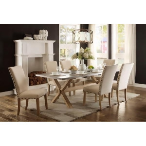 Homelegance Luella 5 Piece Dining Set In Weathered Oak - All
