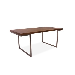 Moes Home Repetir Rectangular Dining Table w/ Walnut Top - All