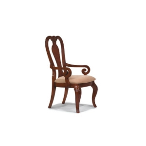 Legacy Evolution Queen Anne Arm Chair In Rich Auburn Set of 2 - All