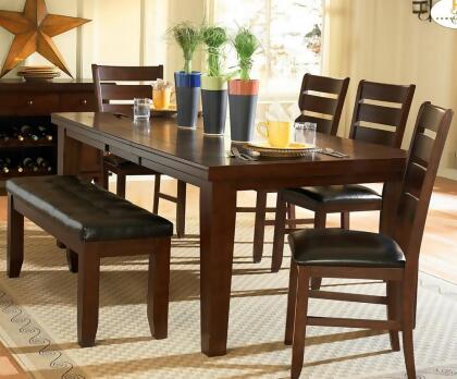 Homelegance Ameillia 6 Piece Extension Rectangular Dining Room Set 