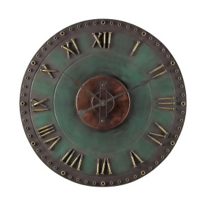 Sterling Industries 128-1004 Metal Roman Numeral Outdoor Wall Clock - All