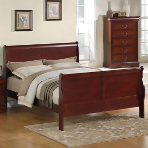 Standard Furniture Lewiston Panel Bed in Deep Brown - All