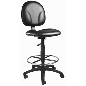 Boss Chairs Boss Black Caressoft Drafting Stools w/ Footring - All