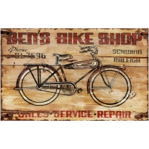 Red Horse Bens Bike Shop Sign - All