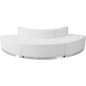 Flash Furniture Zb-803-800-set-wh-gg Hercules Alon Series White Leather Receptio - All