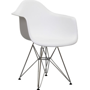 Modway Paris Dining Armchair in White - All