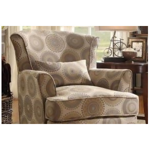 Homelegance Nicolo Upholstered Accent Chair w/ 1 Kidney Pillow - All